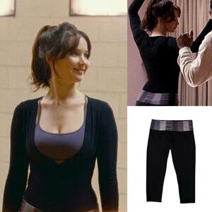 Reversible Patchwork Capri Leggings Jennifer Lawrence Silver Linings Playbook